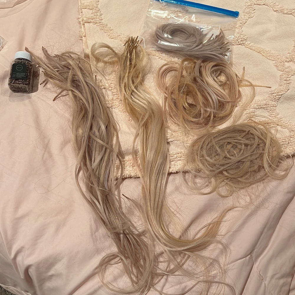 Bellami extensions I-TIPS 24" SANDY BLONDE/ASH BLONDE STRAIGHT
